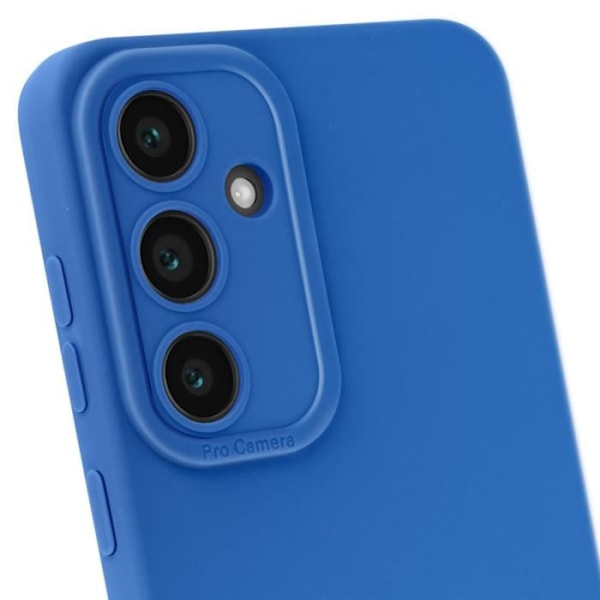 Samsung Galaxy S24 FE Silikonisuojakuori Kameran Suojaus Sininen Blå