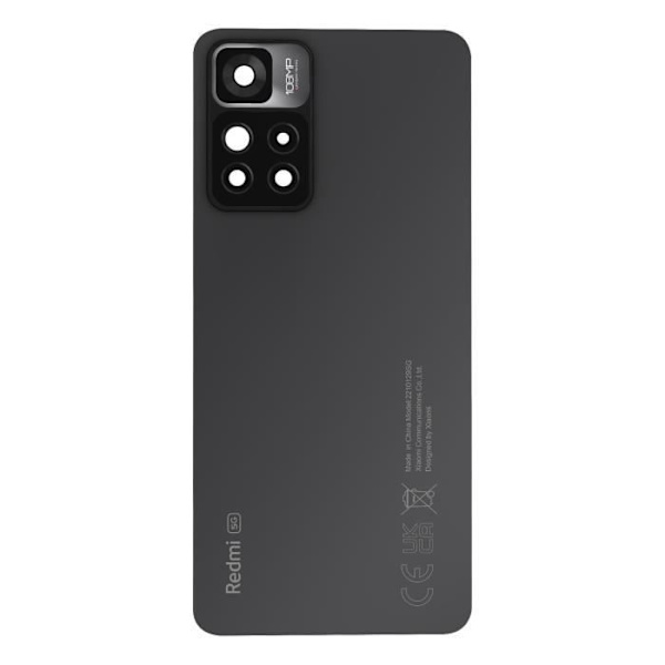 Bakglas till Xiaomi Redmi Note 11 Pro Plus 5G Original Xiaomi Grå