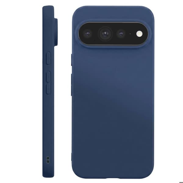 Silicone Cover til Pixel 11 Pro XL, Stødabsorberende, Olieforsinket, Mørkeblå Blå