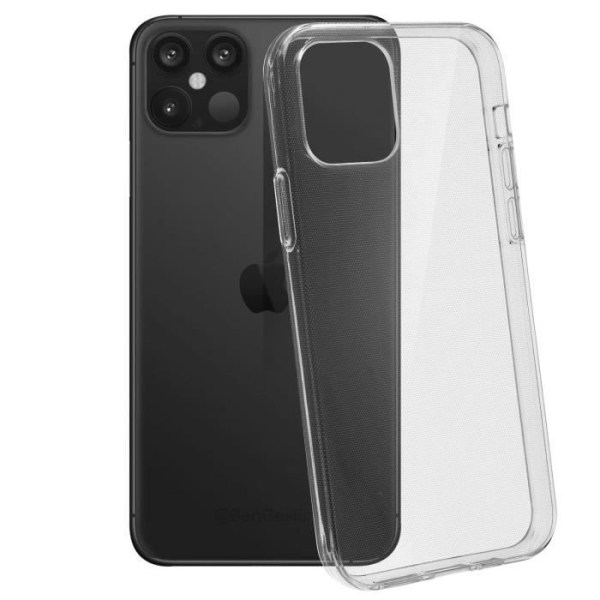 iPhone 12 / 12 Pro Case Silikone Gel Fleksibel Ultratynd og let gennemsigtig hvid Klar vit