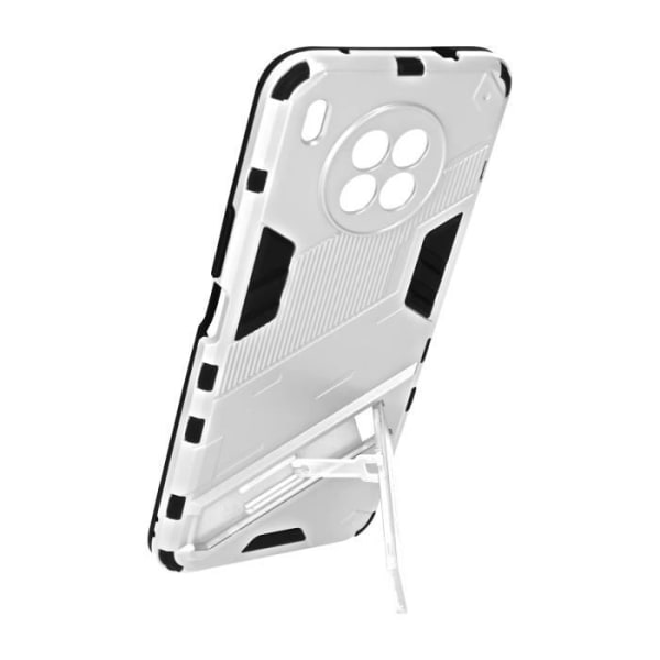 Bi-material Hard Case Huawei Nova 8i ja Honor 50 Lite Signed Bibercas - valkoinen valkoinen