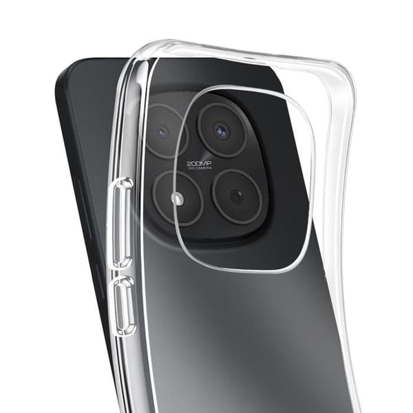 Siliconfodral för Redmi Note 15 Pro 5G i ultratunn stötsäker transparent Vit