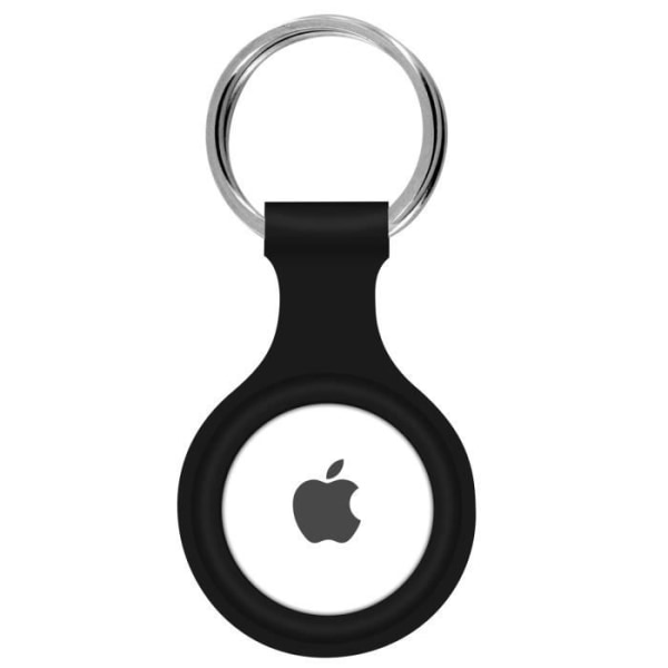 Beskyttelse AirTag - Apple - Silikone Gel - Ultra-tynd - Blød berøring - Sort Svart