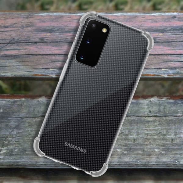 Coque - Akashi - Galaxy S20 - Flexibel - Stötsäker - Transparent Vit Klar vit