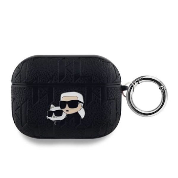 Coque til AirPods Pro med Karl og Choupette Prægning Karl Lagerfeld Sort Svart