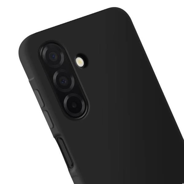 Samsung Galaxy A26 Kuori Silikoninen Joustava Kumimainen Akashi Musta Svart