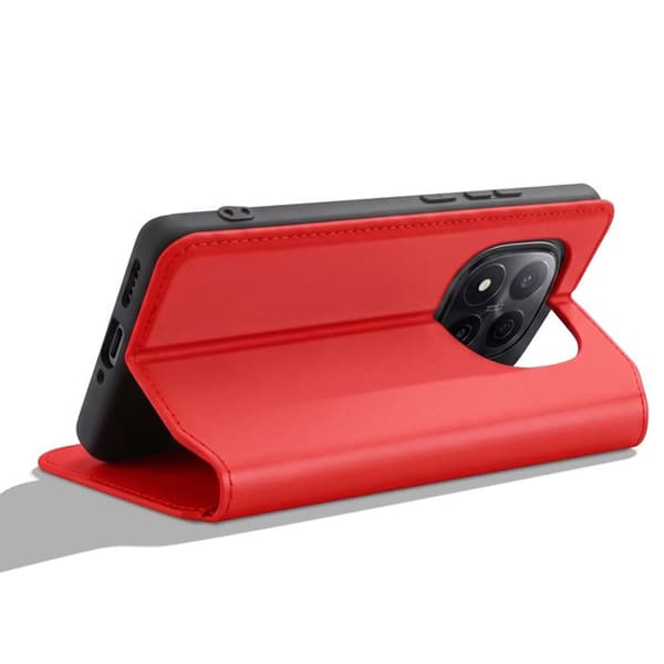 Flip Cover til Redmi Note 14 Pro / 14 Pro Plus Magnetisk Classic Edition Rød Röd