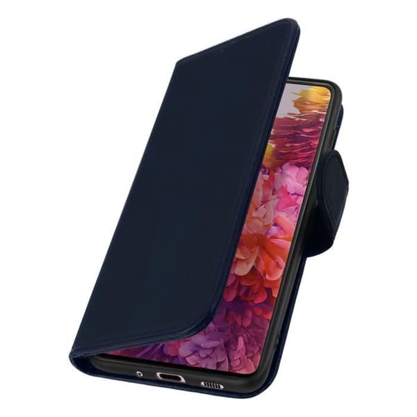 Folio Etui - AVIZAR - Samsung Galaxy S20 FE - Blå - Blød - Video Støtte Funktion blå