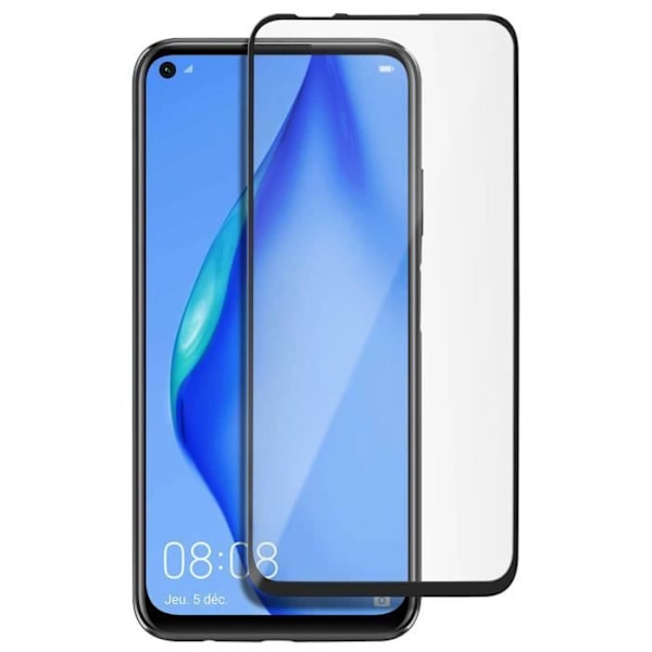 Filmem Huawei P40 Lite 9H Akashi Transparent hærdet glas med sort kant Sort
