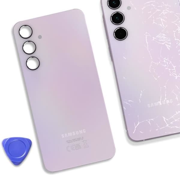 Ersättningsbakglas för Samsung Galaxy A35 Lila Lila