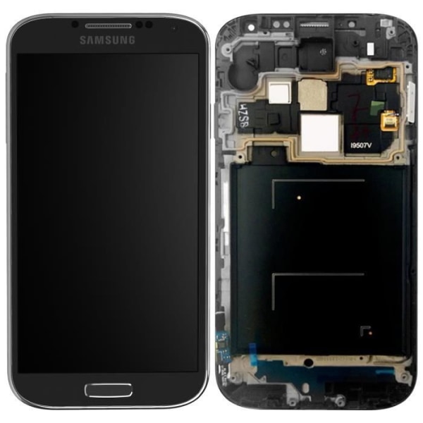 Komplet enhed til Samsung Galaxy S4 In-Cell LCD-skærm og sort berøringsglas Svart
