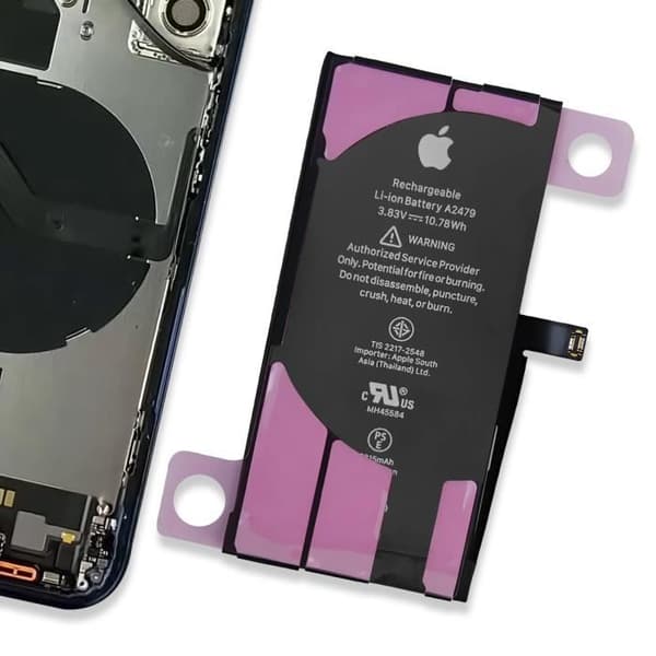 Klibbatteri för iPhone 12, stabil genomskinlig fäste Transparent