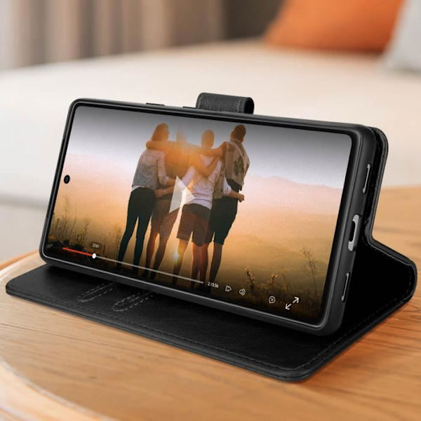 Google Pixel 7a Folio Case Black Flip Case
