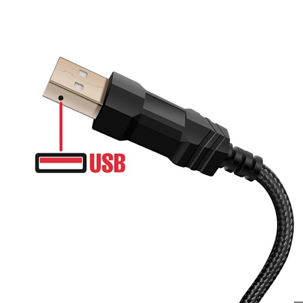 Spelklaviatur för dator med RGB-belysning Vattentät IPX4 Swissten Svart