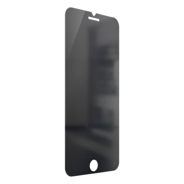 Film til iPhone 6 Plus, 6s Plus, 7 Plus og 8 Plus Anti-spion Force Glass Sort Svart