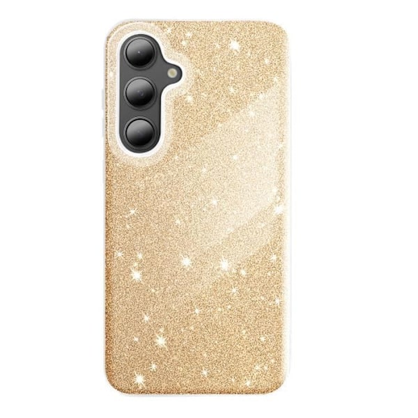 Coque Paillette til Samsung Galaxy S24 FE Ultra tynd Silikone Guld Gul