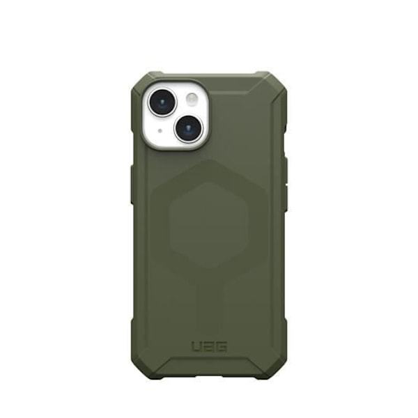 Coque - UAG - Essential Armor - iPhone 15 Plus - Förstärkt skydd - Snabb MagSafe-laddning Oliv