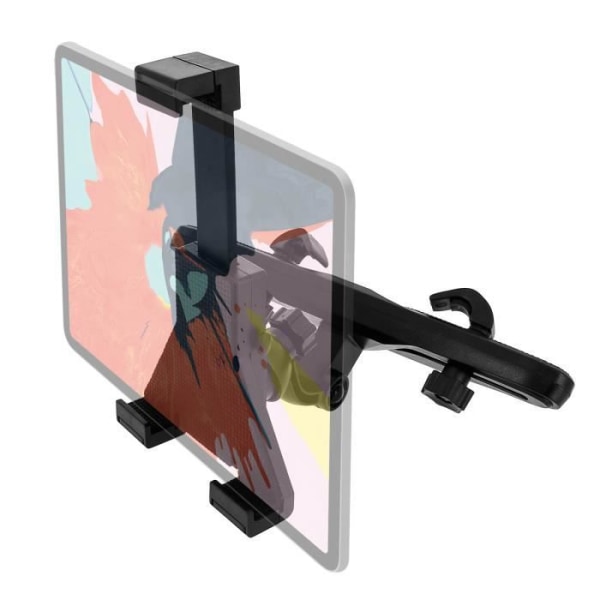 Support Tablet - Akashi - Fastgørelse til nakkestøtte - Rotérbar 360° - Bredde 90-170 mm - Sort