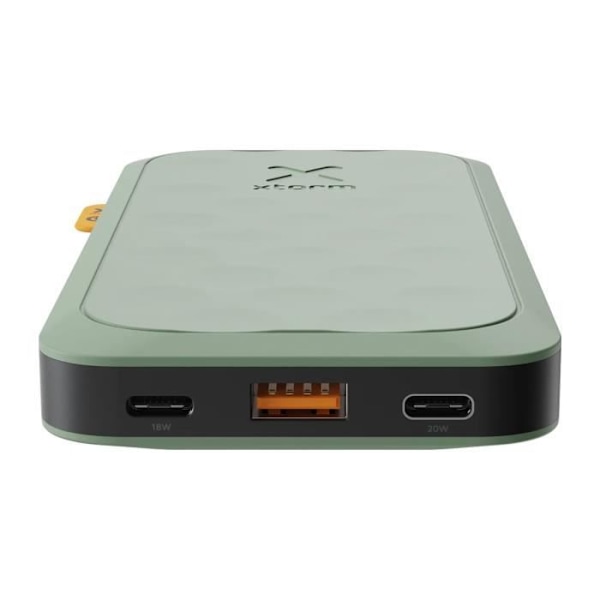 Batteri Extern - XTORM - Fuel Series 5 - 10000mAh - 20W - 2x USB-C + USB - LED-skärm Grön