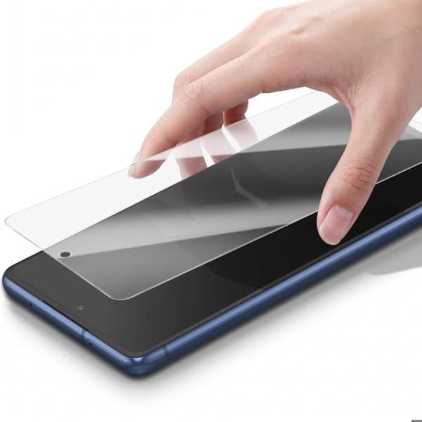 Härdat Glas för Samsung Galaxy S20 FE Hårdhet 9H Stötsäker Mayaxess Transparent Vit