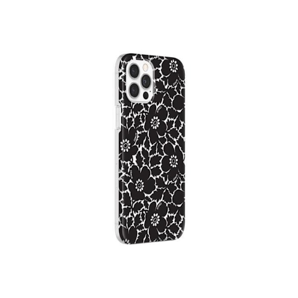 Cover til Apple iPhone 12 Pro Max Moody Range Bold Floral Print Coach Sort Svart