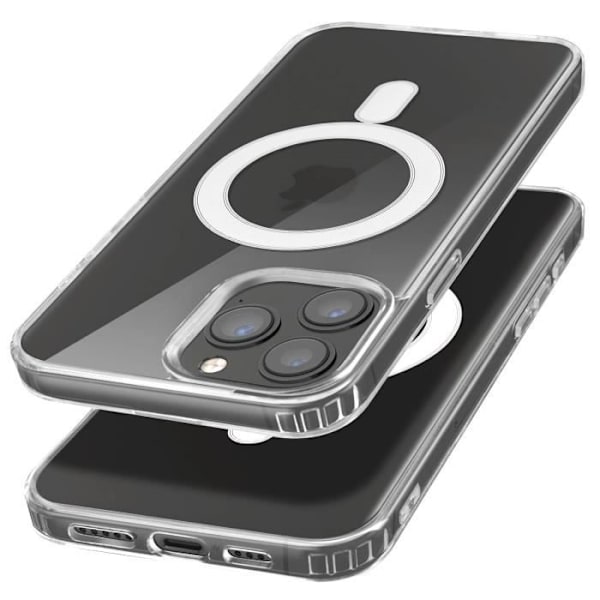 MagSafe-kotelo iPhone 13 Prolle Iskunkestävä, vahvistetut kulmat läpinäkyvä Transparent