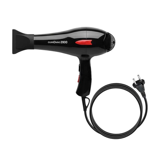Hårtørrer - AVIZAR - 2000W - Ledning - Varm/kold luft - Sort Svart