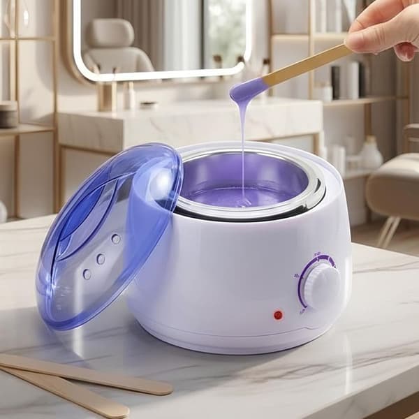 Elvärmare för vax - AVIZAR - 100W - 500ml - Multifunktion - Vit Vit