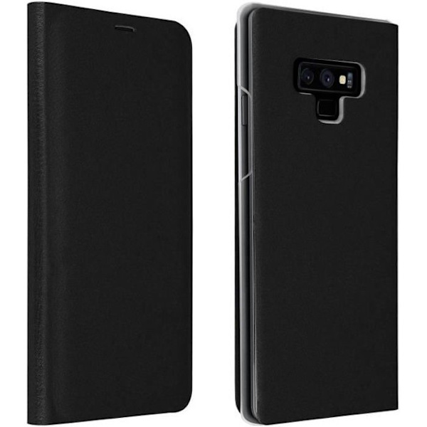 Smartphonefodral - Samsung - Galaxy Note 9 - Ekoskinn - Ultratunn - Heltäckande skydd Svart
