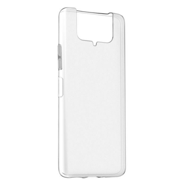 Coque - Asus - Zenfone 7 ZS670KS / 7 Pro - Joustava Suoja - Silikone Geeli - Läpinäkyvä Valkoinen Klar vit