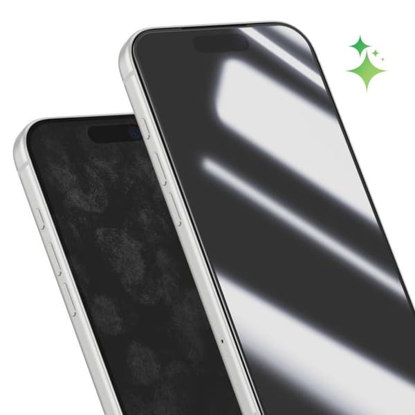 Skyddsglas - BESTSUIT - iPhone 17 - Oförstörbar - Flexibel - Hög resistens 9H Vit