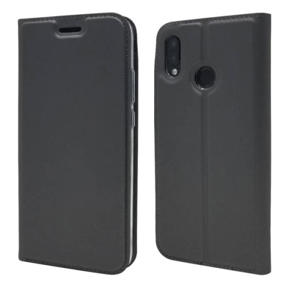 Sort autoabsorberet PU-cover til Huawei P20 Lite