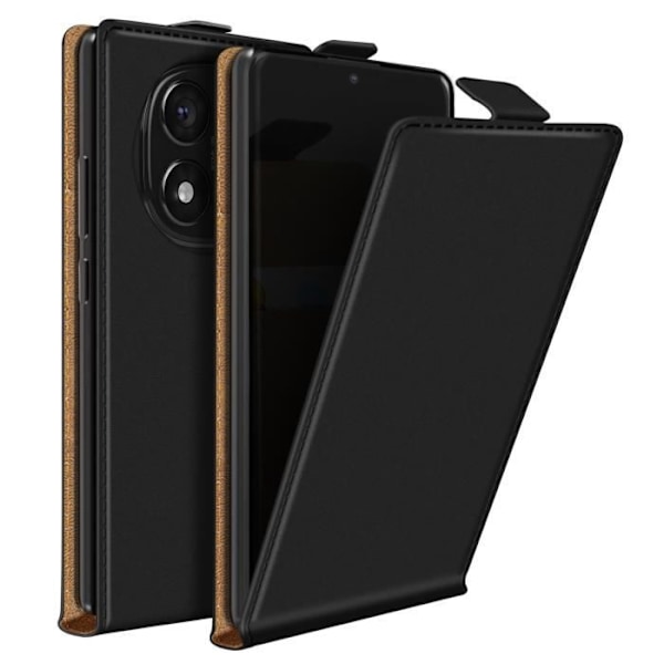 Vertikaalinen Kotelo Redmi Note 14 Pro ja 14 Pro Plus Korttipidikkeellä Musta Svart