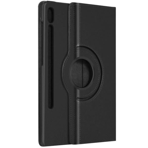 Folioetui - Samsung - Galaxy Tab S9 Plus - 360° rotation - Øko-læder sort Svart