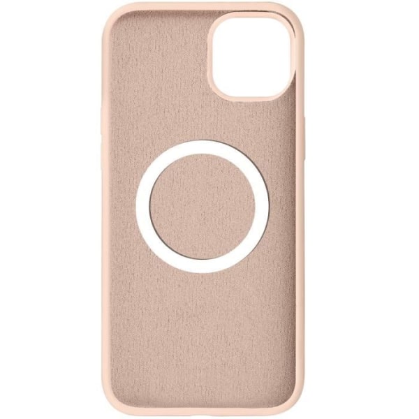 Beskyttelsescover - AVIZAR - iPhone 15 Plus - Silikone Soft-touch - Lyserød - Skridsikker Puderrosa
