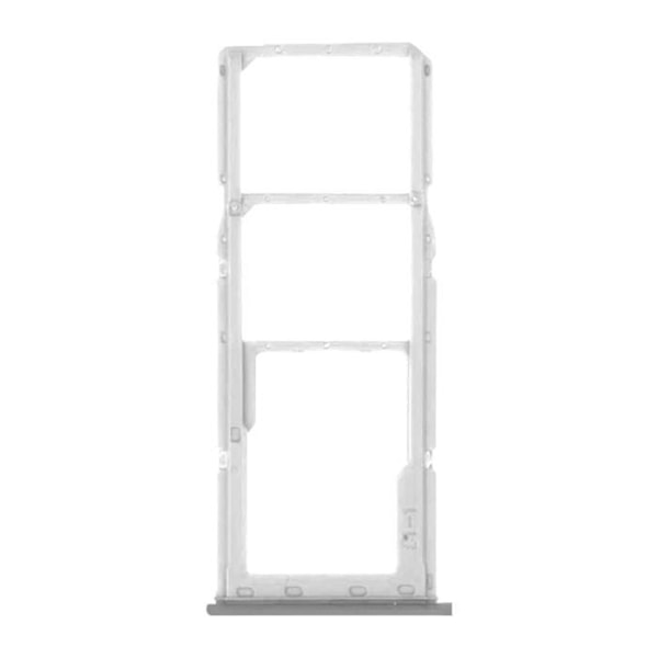 Udskiftnings SIM-kortbakke - Samsung Galaxy A21s - Prism hvid - 2 Nano SIM-slots - Micro-SD-slot Vitt prisma