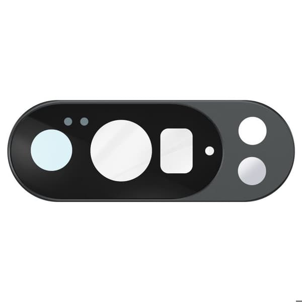 Erstatningslinse til Bagkamera Google Pixel 10 Pro med Sort Ramme Svart
