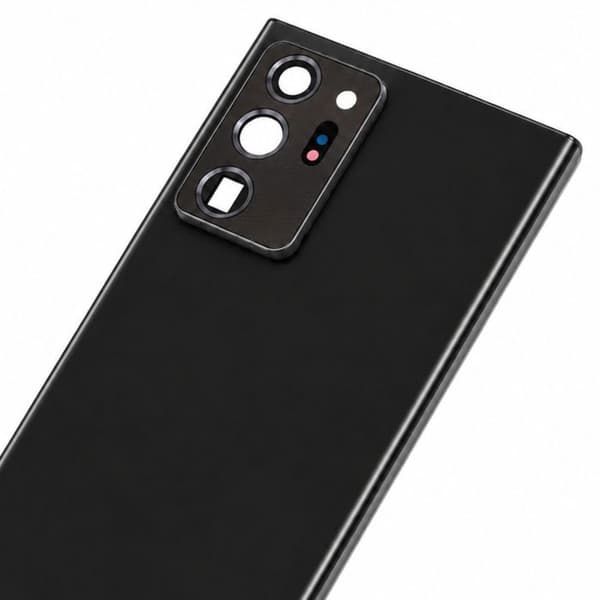 Batteri Bakre Glas för Galaxy Note 20 Ultra Svart Svart