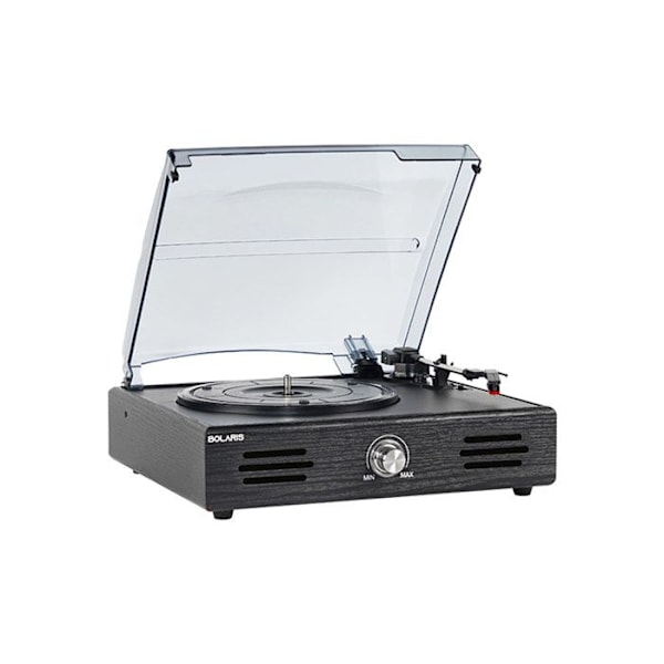 Platina Vinyylilevysoitin Oxford Bluetooth 5.0 Mustilla Kaiuttimilla Svart