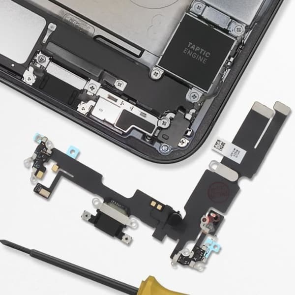 Lightning-latausliitin Apple iPhone 14 Plus Relife Blackille Svart