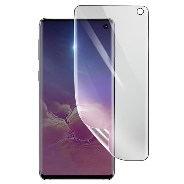 Skyddsfilm - 3MK - Samsung Galaxy S10 - Stötsäker hydrogel - Transparent - Reptålig Transparent