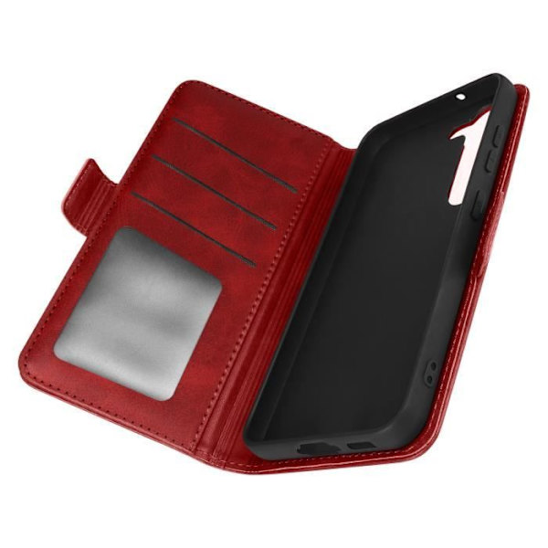 Foliofodral som är kompatibelt med Samsung Galaxy S23 Prestifold Red Case