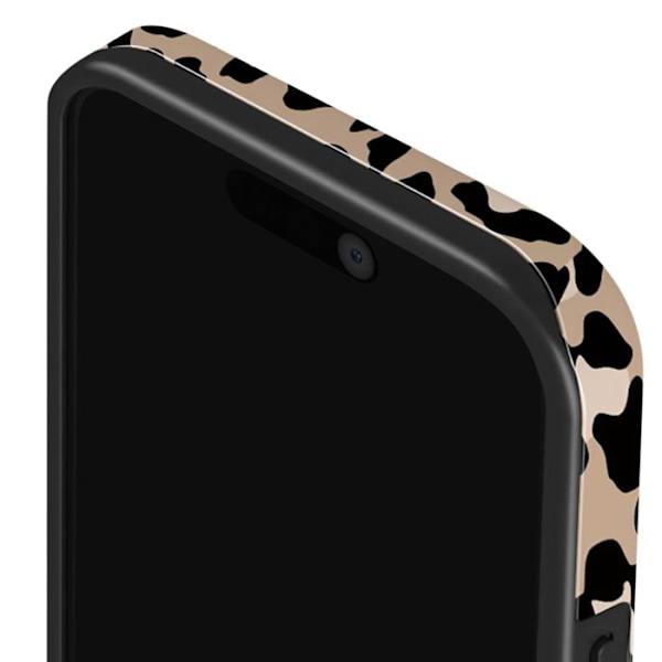 iPhone 15 Kuori Elegantti Puhtaan Vaiston Kuvio Burga Vaaleanruskea kastanj