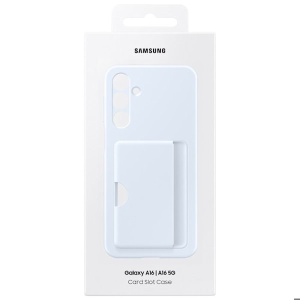 Coque til Samsung A16 Kortlæder Silikone Blød berøring Original Samsung Lys Blå Blå