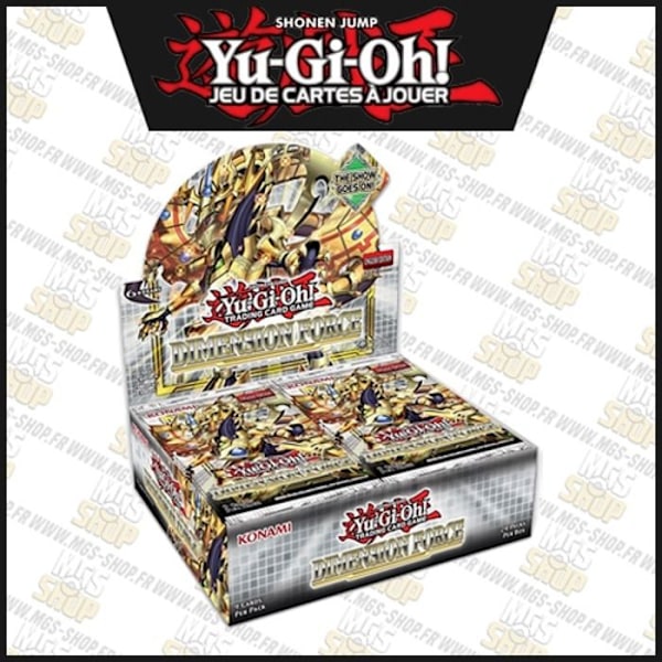 Boks med 24 Boosters Dimensionær Kraft - Yu-Gi-Oh! - Konami