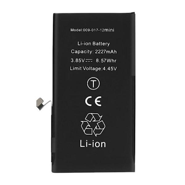 Batteri - AVIZAR - BAT-PCB-12MI - PCB - 2227mAh - Svart Svart