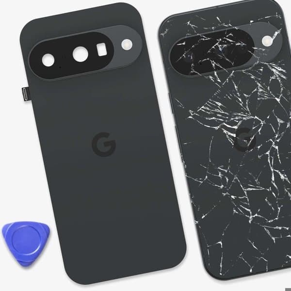 Originalt batteri til Google Pixel 10 med kamerahuller Google Sort Svart