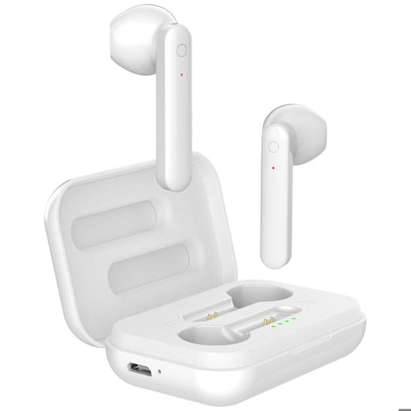 In-ear hörlurar - Akashi - Bluetooth - 3H batteritid - Laddningsfodral - Vit Vit