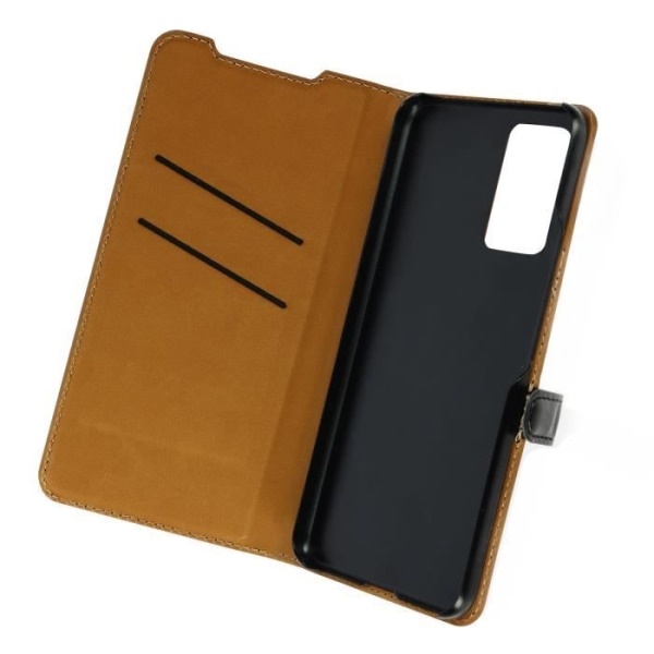 Vivo V21 kortholder etui med Bigben stativ funktion - sort Svart