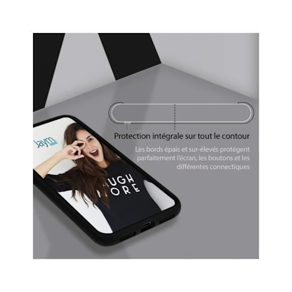 Silicone cover - JAYM - Galaxy S21 FE - Premium finish - Complete protection - Flexible Svart